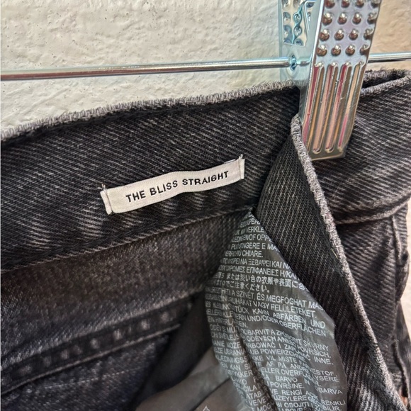 Zara Bliss Straight Black Denim Jeans - Picture 7 of 7